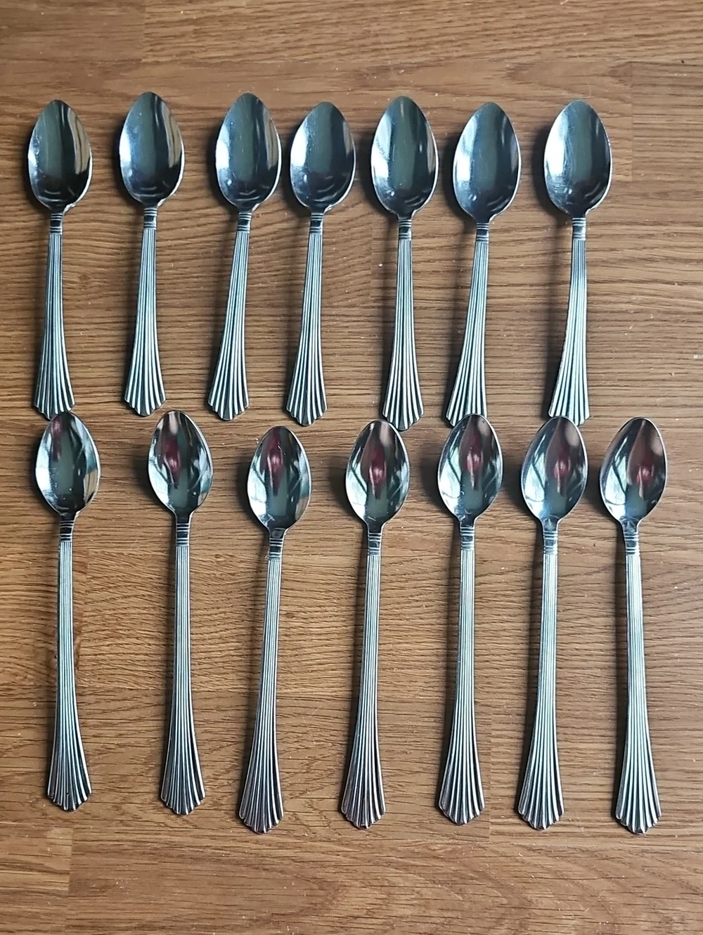 Farberware Flatware Heron Pattern Stainless Steel Silverware Bundle 27 Pieces